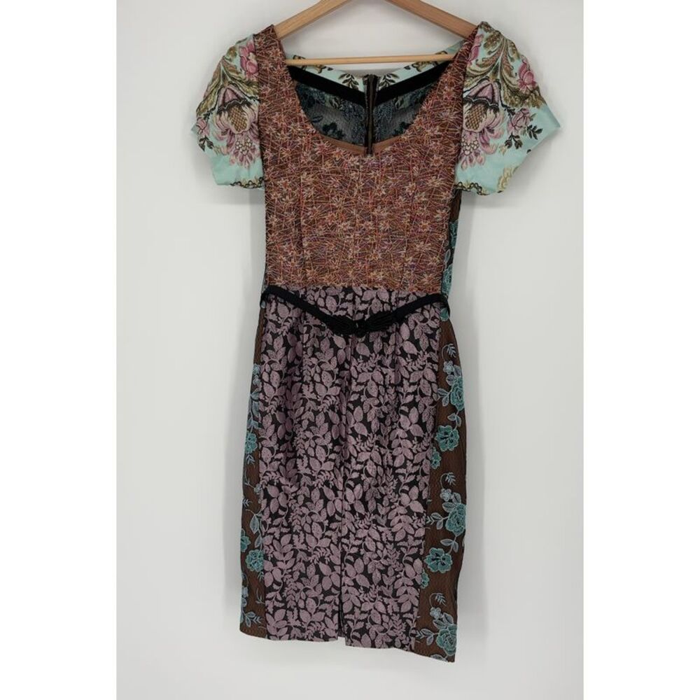 Byron Lars Multicolor Mini Dress